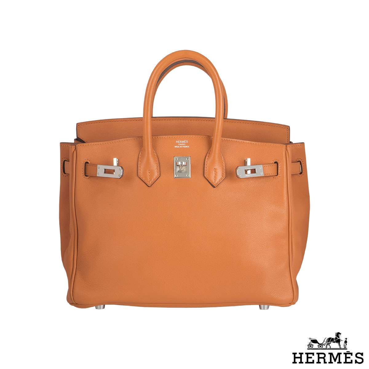 Hermès Swift Birkin 25 - Brown Handle Bags, Handbags - HER545680